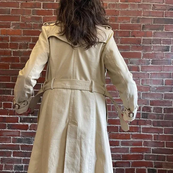 French Connection FCUK Tokyo Japan custom design SAMPLE belted trench coat - Picture 5 of 6